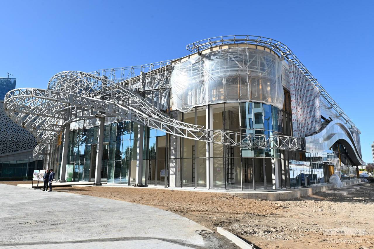 Cтроительство оперного театра в Tashkent City